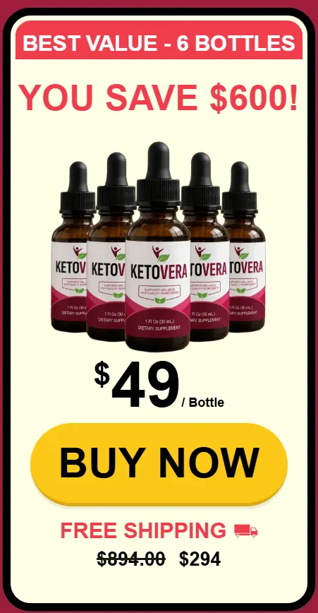 KetoVera multi-bottle package